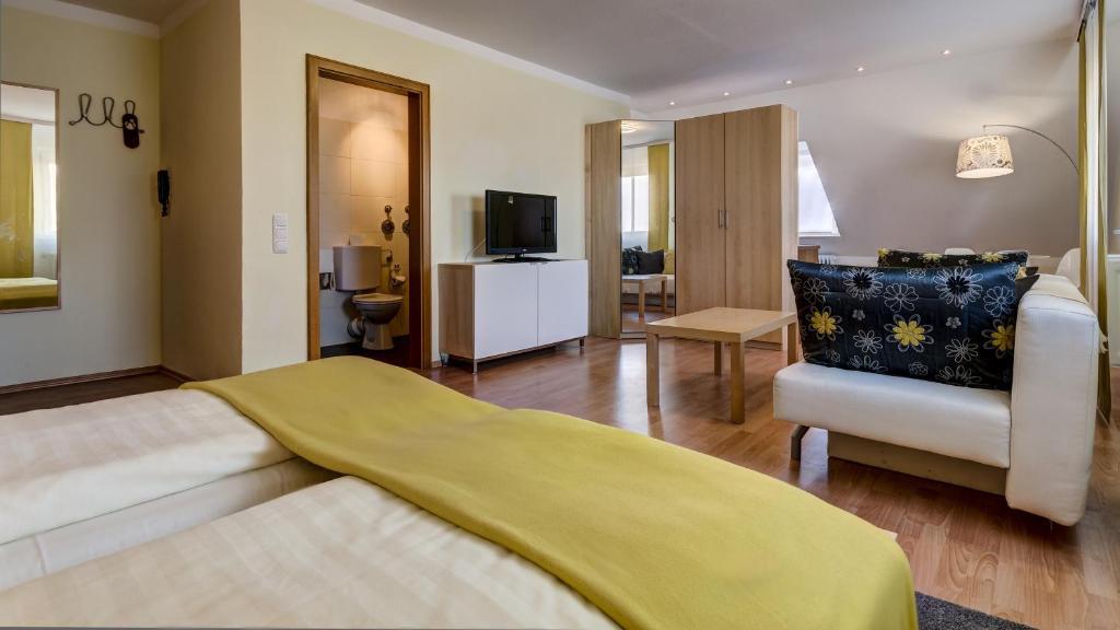Hotel Restaurant Weihenstephaner Stuben Λάντσχουτ Δωμάτιο φωτογραφία